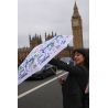 Parapluie de sac il pleut à Londres