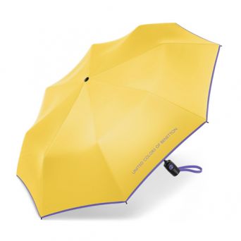  Parapluie pliant jaune soleil Benetton