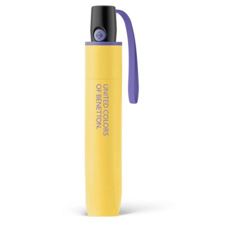  Parapluie pliant jaune soleil Benetton