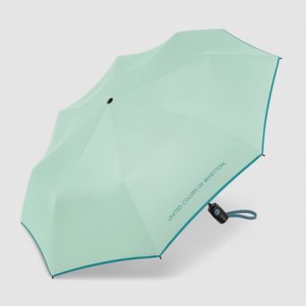 Parapluie automatique pliant vert Benetton