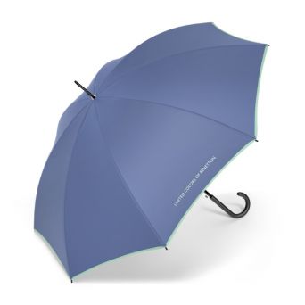 Parapluie droit bleu jeans Benetton