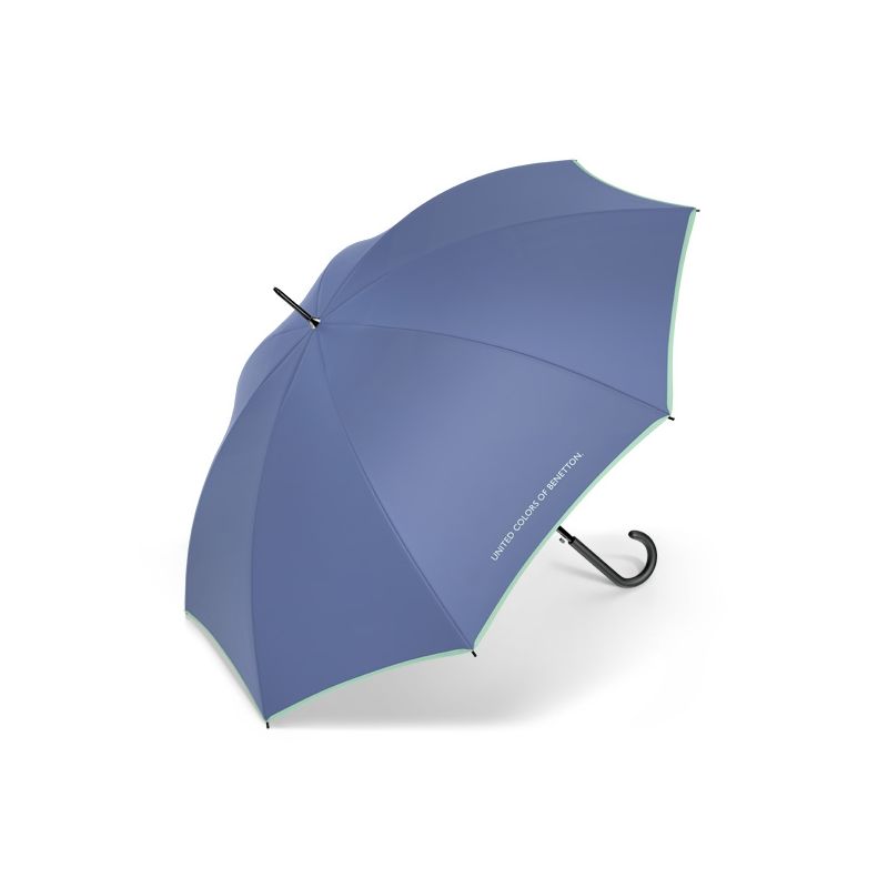 Parapluie droit bleu jeans Benetton