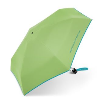 Mini parapluie pliant Benetton vert clair