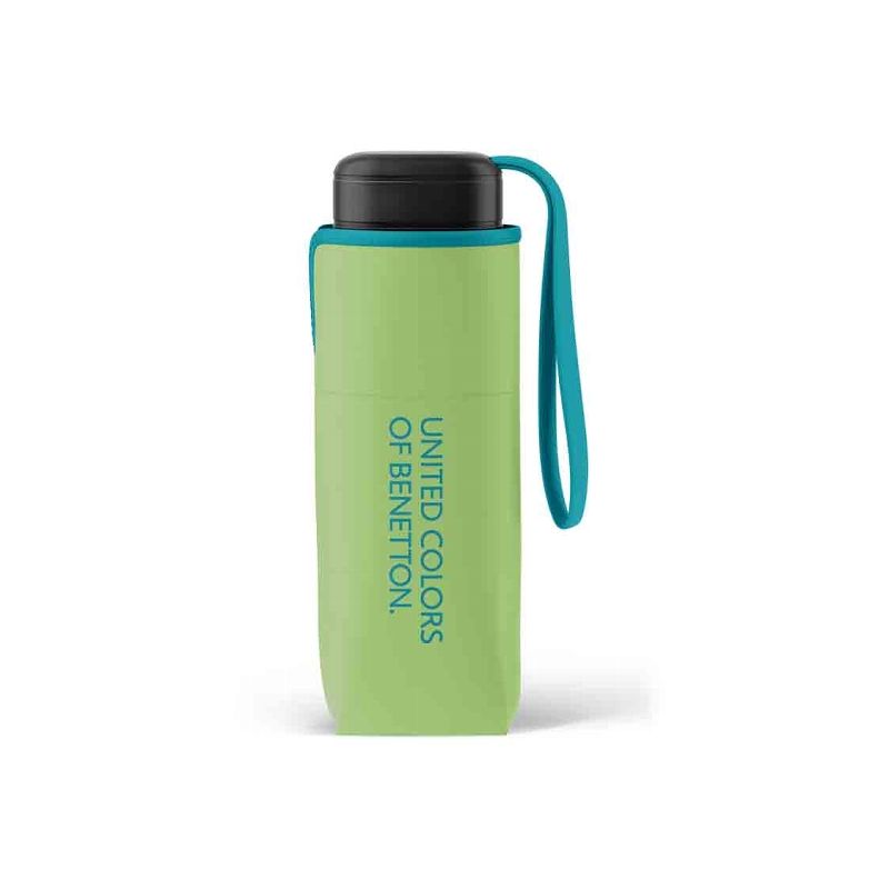 Mini parapluie pliant Benetton vert clair