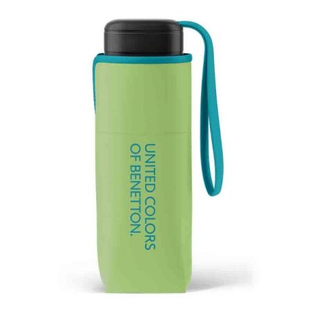 Mini parapluie pliant Benetton vert clair