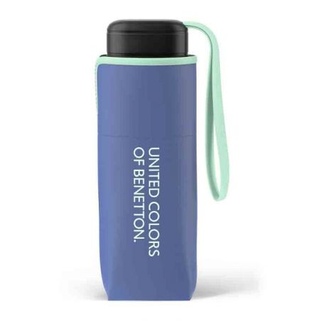 Mini parapluie ultra plat bleu jeans Benetton