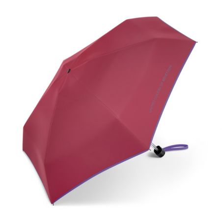 Mini parapluie pliant Benetton rose vif
