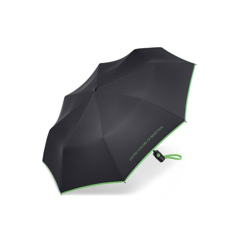 Petit parapluie pliant noirautomatique Benetton