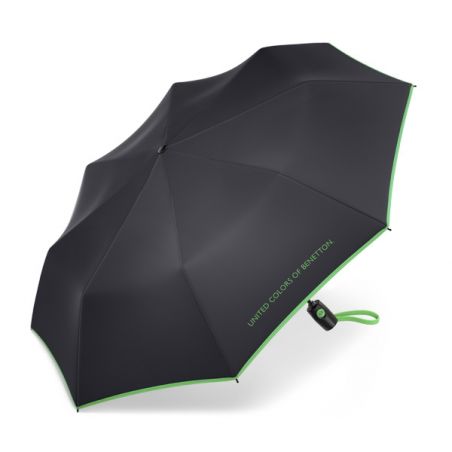 Petit parapluie pliant noirautomatique Benetton