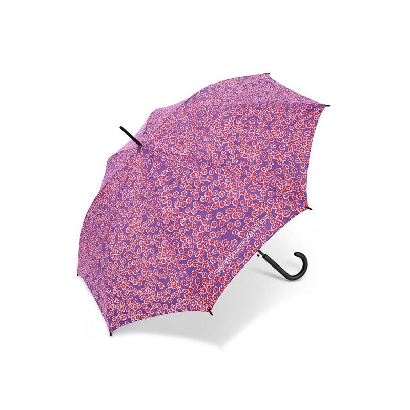 Parapluie long Benetton fleurs multicolores