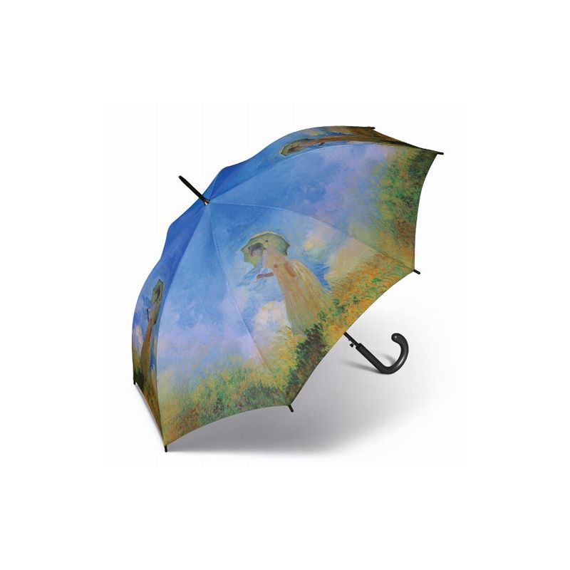 Grand parapluie motif tableau impressionniste