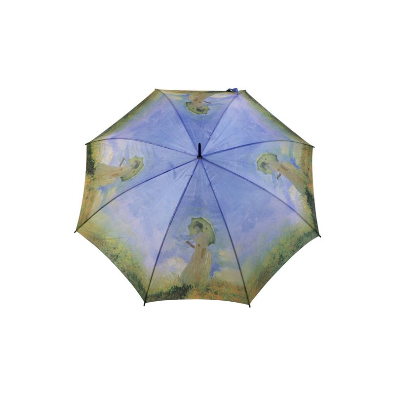 Grand parapluie motif tableau impressionniste