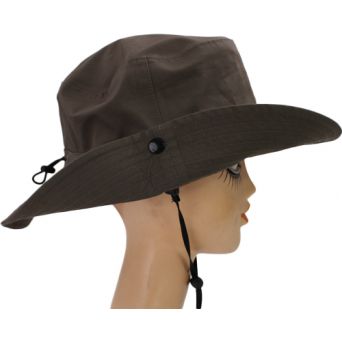 Chapeau de pluie mixte couleur olive