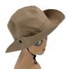 Chapeau de pluie mixte couleur beige sable