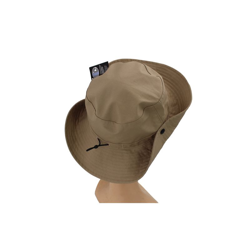 Chapeau de pluie mixte couleur beige sable
