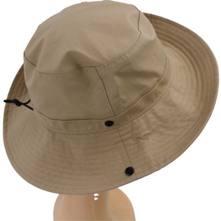 Chapeau de pluie mixte couleur beige sable
