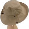 Chapeau de pluie mixte couleur beige sable