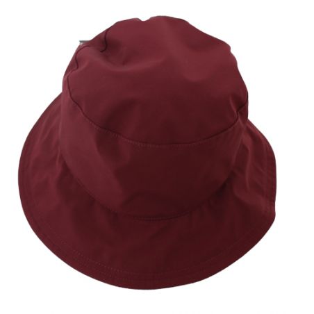 Chapeau de pluie couleur bordeaux pour femme