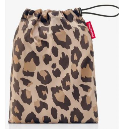 Poncho imperméable marron léopard