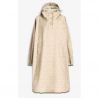 Poncho imperméable ivoire motif léopard