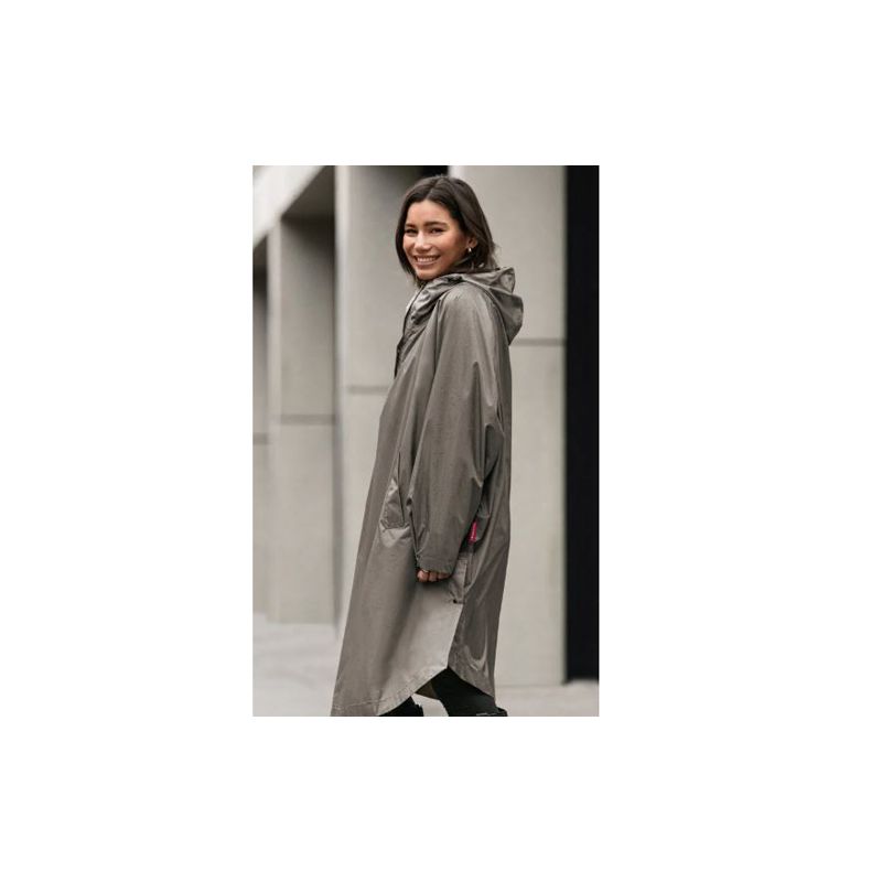 Poncho anti pluie couleur ficelle pour femme