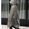 Poncho anti pluie couleur ficelle pour femme