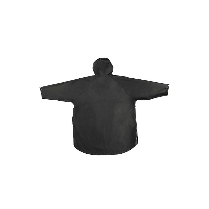 Poncho imperméable noir pour femmes
