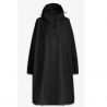 Poncho imperméable noir pour femmes