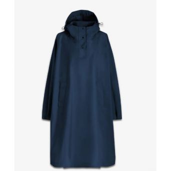 Poncho imperméable bleu marine