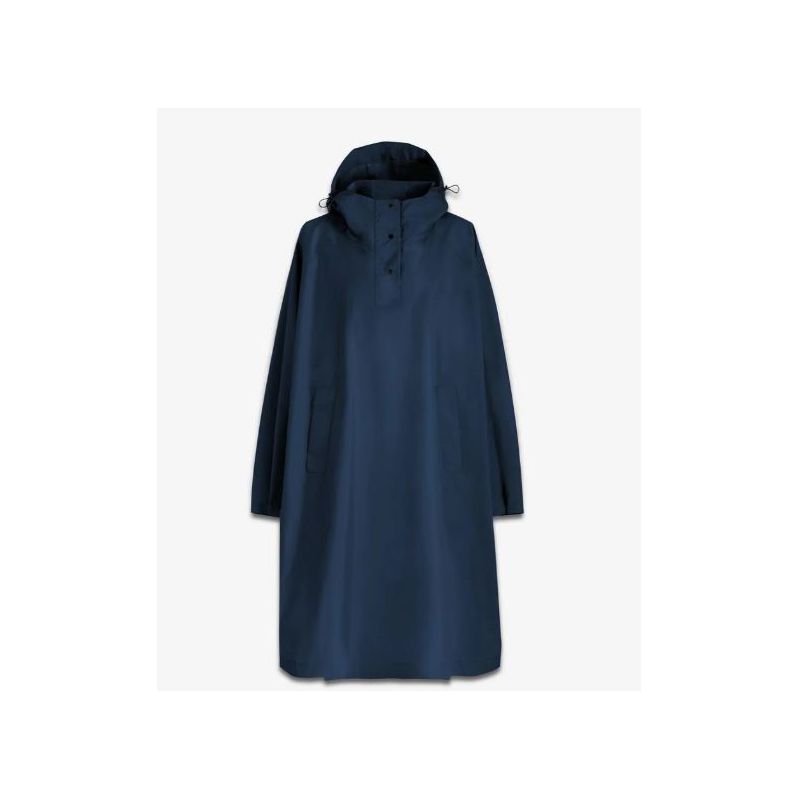 Poncho imperméable bleu marine