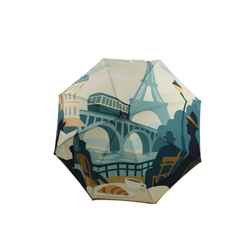 Grand parapluie canne Paris Belle époque