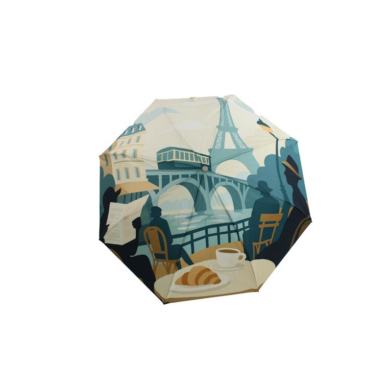 Parapluie pliable de luxe Paris Belle époque