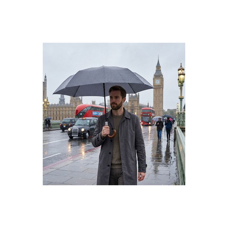 Parapluie pliant anglais pour homme