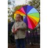 Parapluie enfant en forme de cœur multicolore