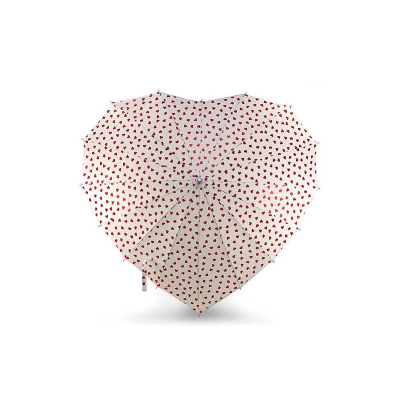 Parapluie en forme de cœur spécial amour
