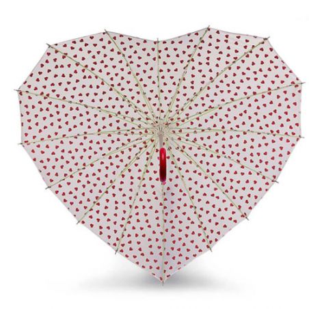 Parapluie en forme de cœur spécial amour