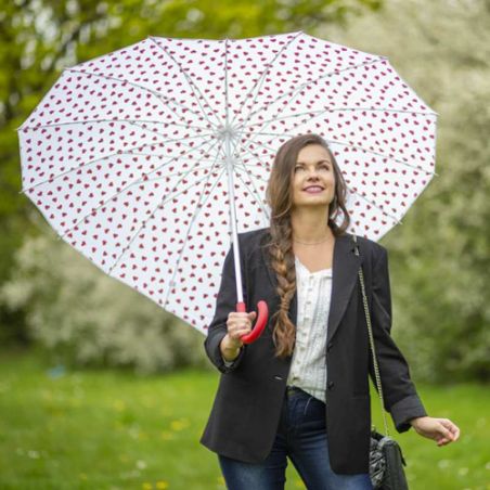 Parapluie en forme de cœur spécial amour