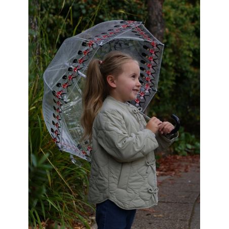 Parapluie transparent anglais pour garçon