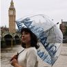 Parapluie transparent cloche London par Fulton