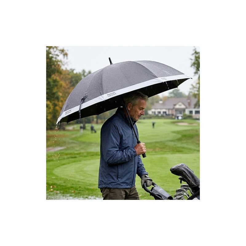 Parapluie golf gris 09 Pantone