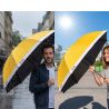Parapluie golf jaune 012 Pantone