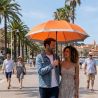 Parapluie golf orange 021 Pantone