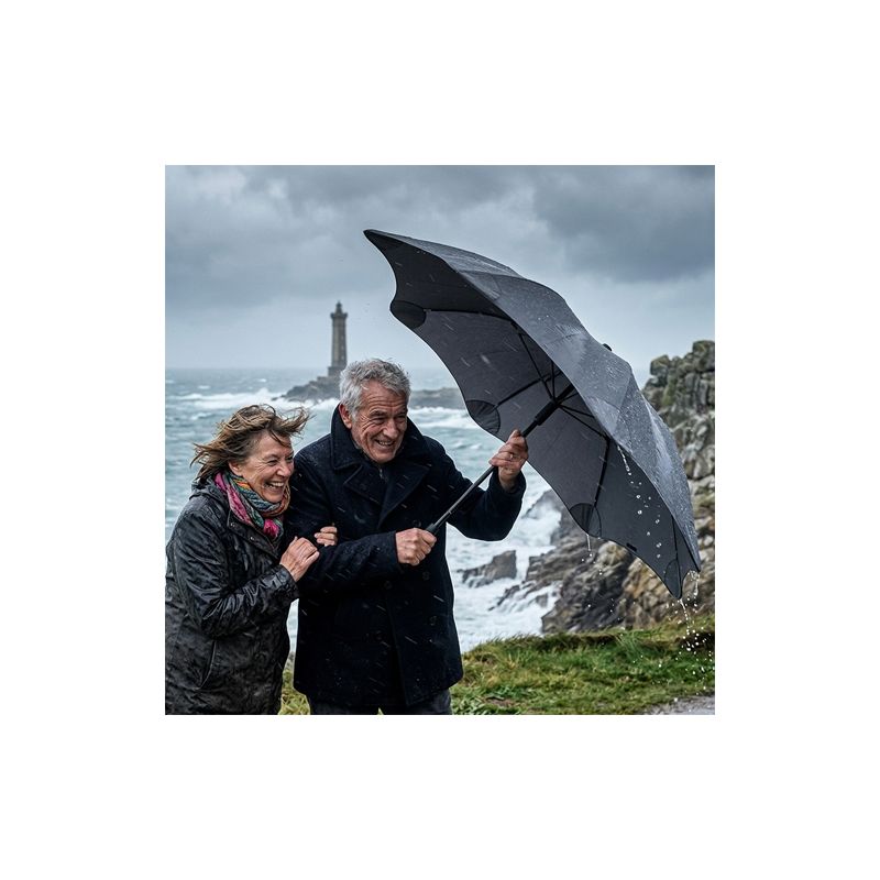 Grand parapluie Blunt gris anthracite