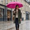 Parapluie automatique pliant fuchsia Benetton 