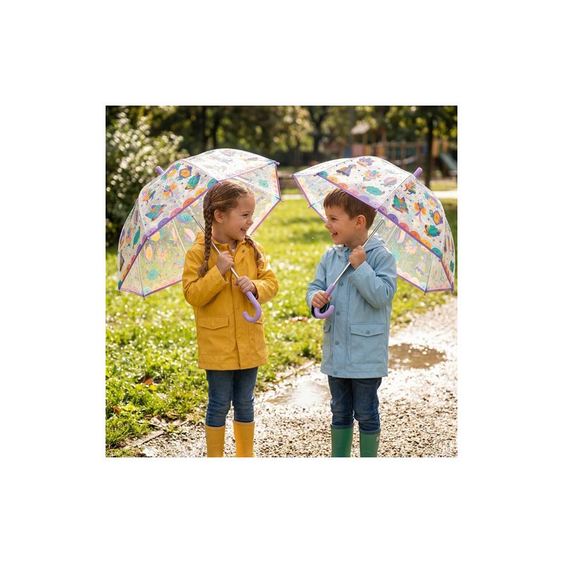 Parapluie cloche transparent enfant fantaisie