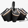 Parapluie pliant solide noir HUGO BOSS