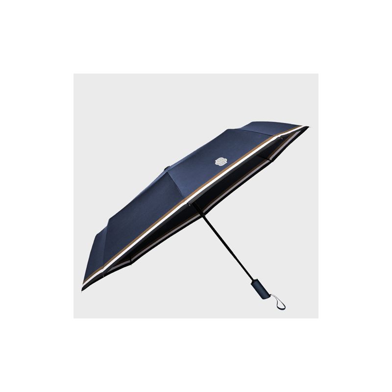 Parapluie pliant solide bleu marine HUGO BOSS