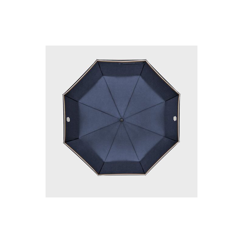 Parapluie pliant solide bleu marine HUGO BOSS