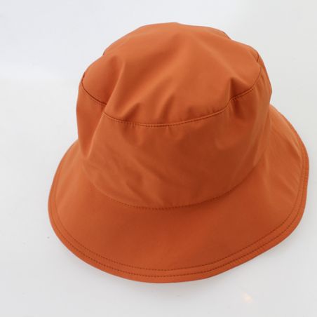 Chapeau de pluie terracotta pour femme
