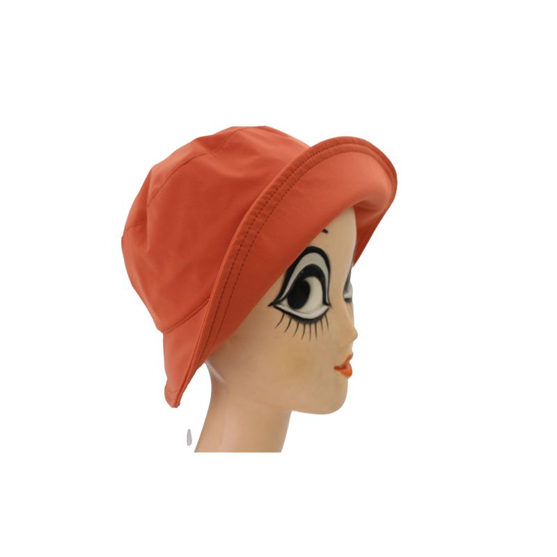 Chapeau de pluie terracotta pour femme
